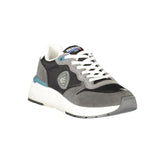 Blauer Black Leather Men Sneaker